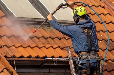 Démoussage et hydrofuge de toiture à Andeville